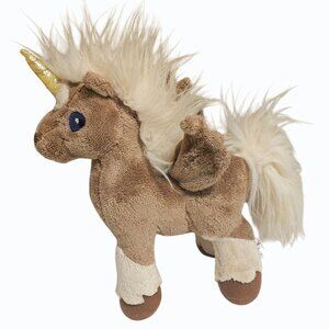 Neopets Brown Uni Plush 2004 with Tags Alaricorn Pegasus Unicorn Horse 7”